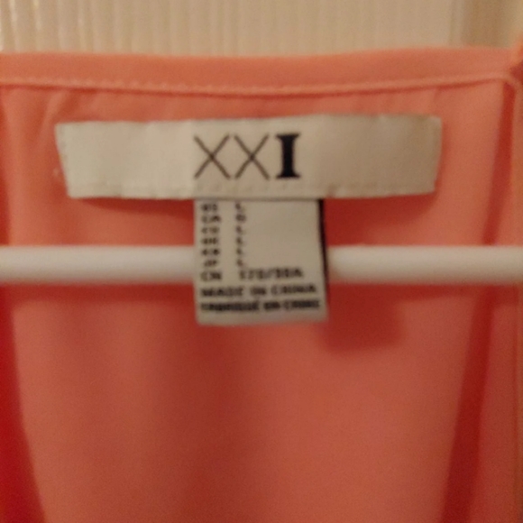 Semi-Sheer Tank Top by XXI Size L - Picture 3 of 3